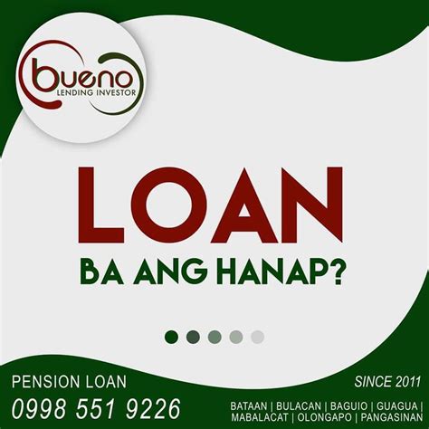 lending company baguio|Bueno Lending Investor, Inc .